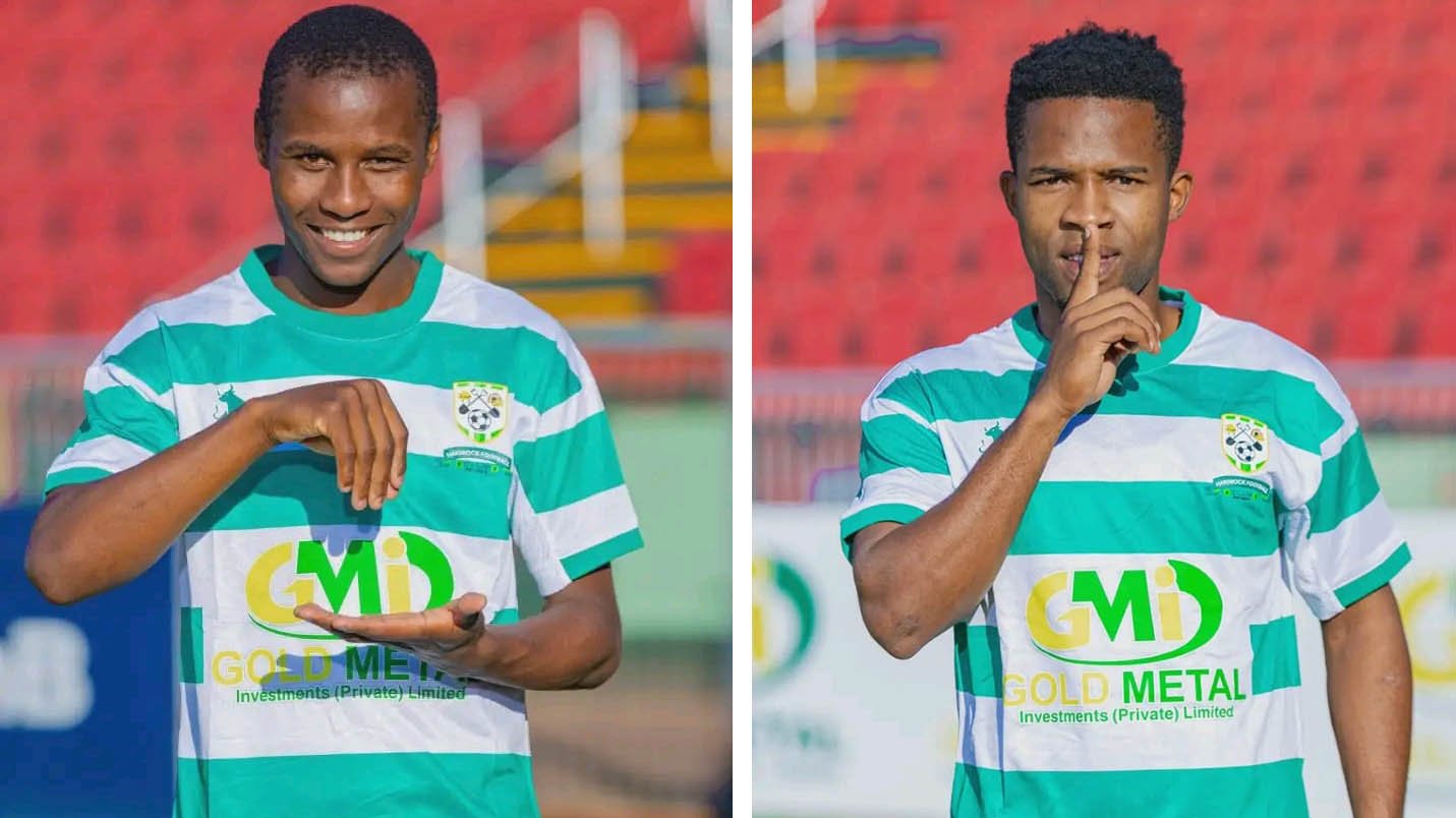 Thubelihle Mavuso and Midfielder Yekisizwe Khumalo (R).